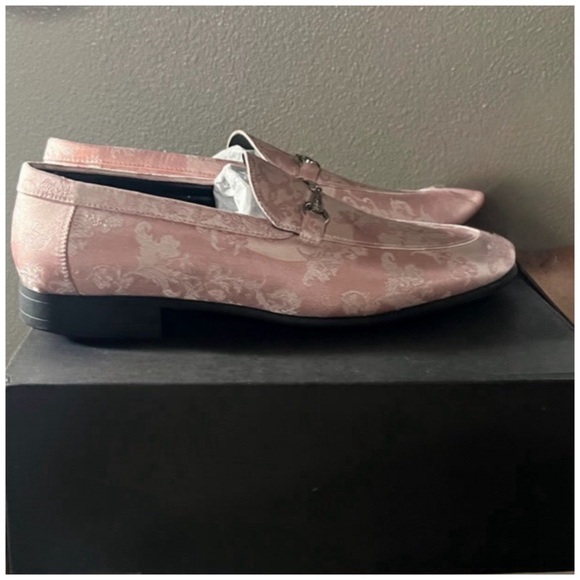 ASOS DESIGN loafers in pink jacquard print - Picture 6 of 6